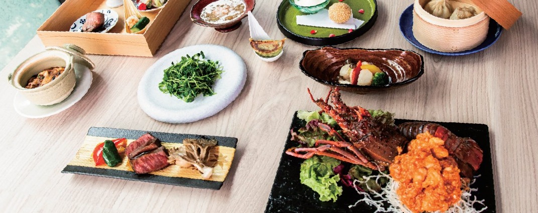An example of Tojin Hanten's course dishes