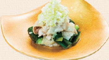 Steamed Chicken with Spring Onion & Ginger Sauce