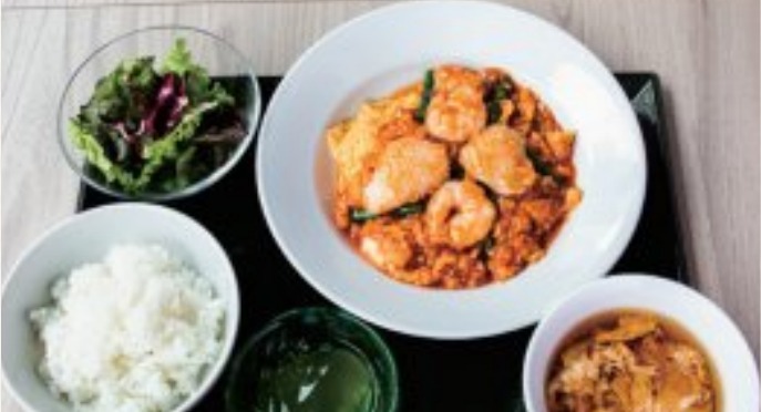 Shrimp, Squid & Egg in Chilli Sauce Set