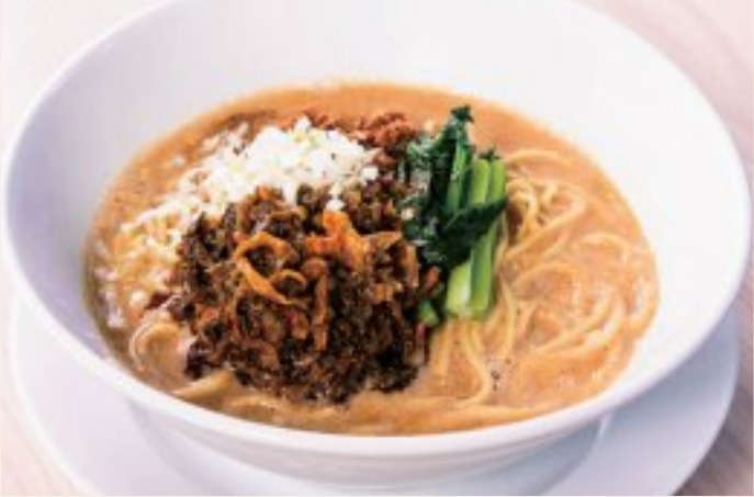 Tantan Noodles with Spicy Mustard Greens