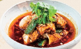 Steamed Chicken in Sichuan Chilli Sauce
